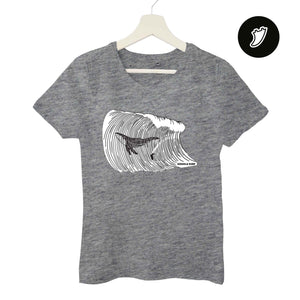 Big Whale Surfing Woman T-Shirt