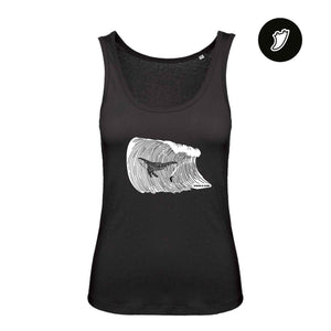 Big Whale Surfing Tank Top