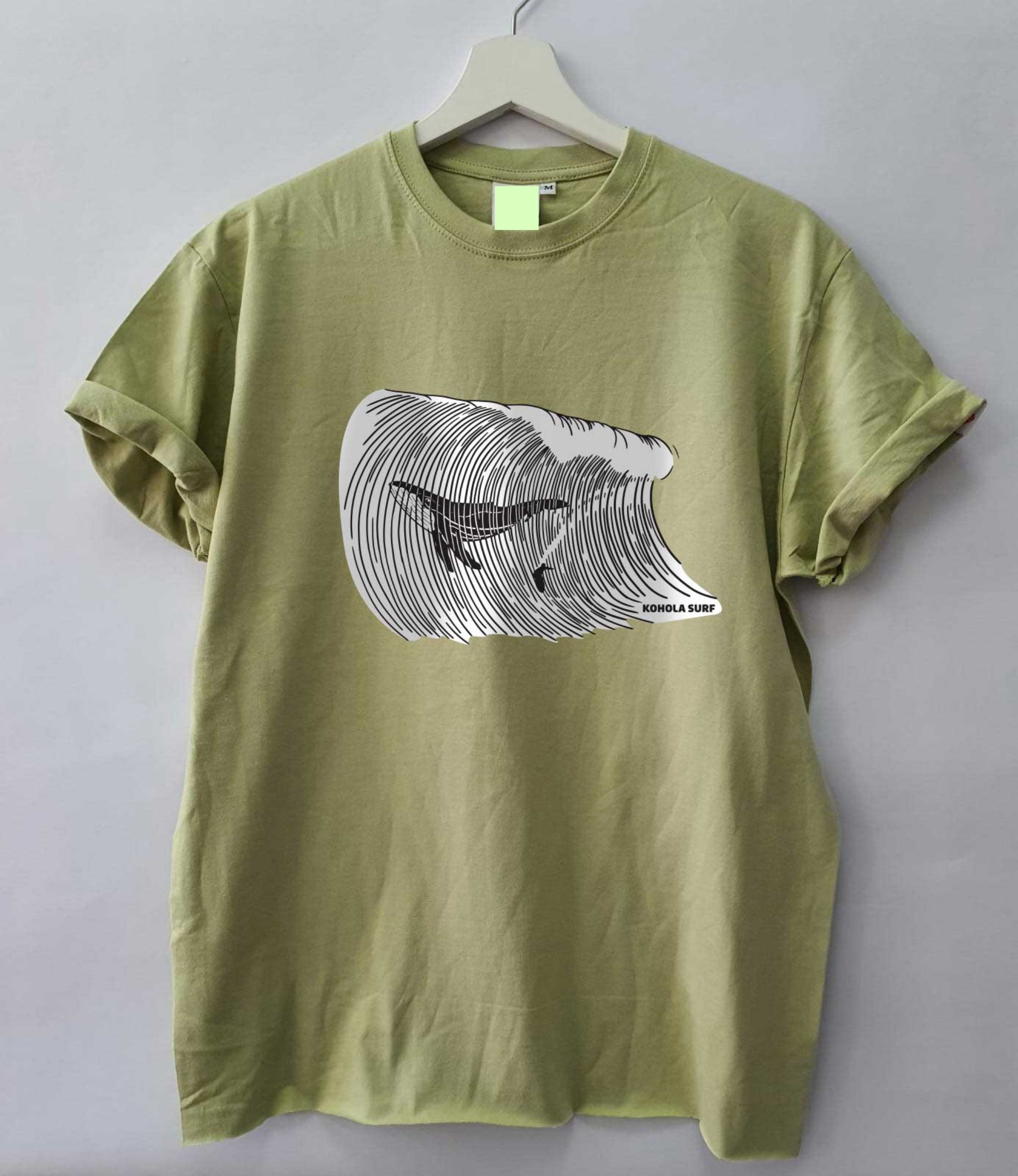 Big Whale Surfing Loose Fit Woman T-Shirt