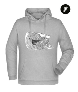 Big Whale Surfing Unisex Hoodie