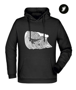 Big Whale Surfing Unisex Hoodie