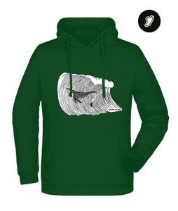 Big Whale Surfing Unisex Hoodie