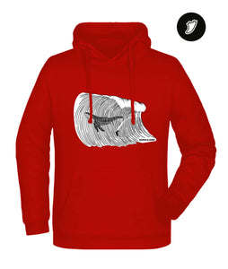 Big Whale Surfing Unisex Hoodie
