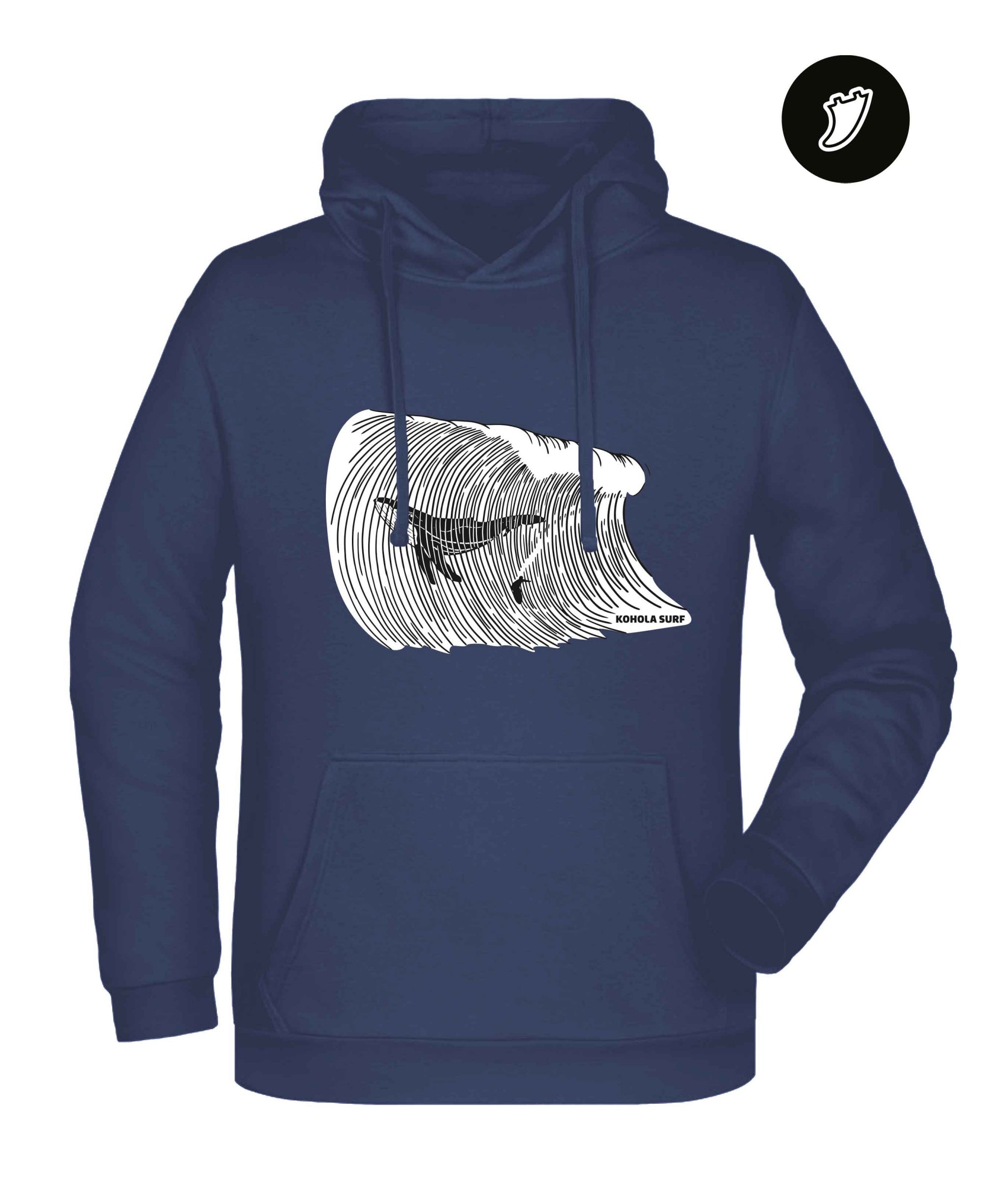 Big Whale Surfing Unisex Hoodie