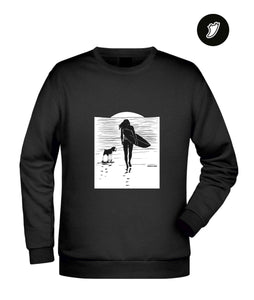 Surf Dog Unisex Sweatshirt