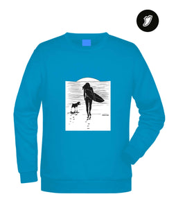 Surf Dog Unisex Sweatshirt