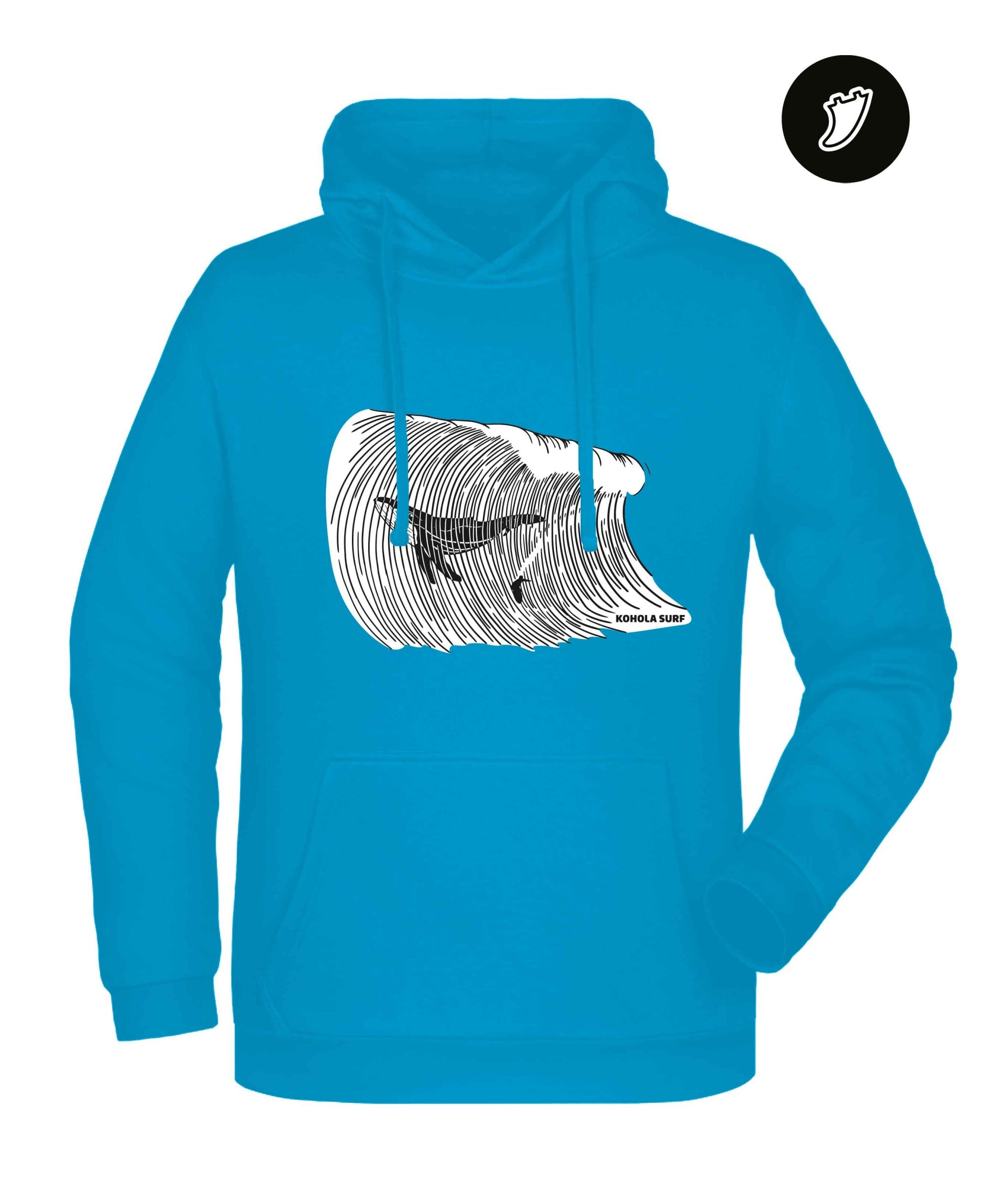 Big Whale Surfing Unisex Hoodie