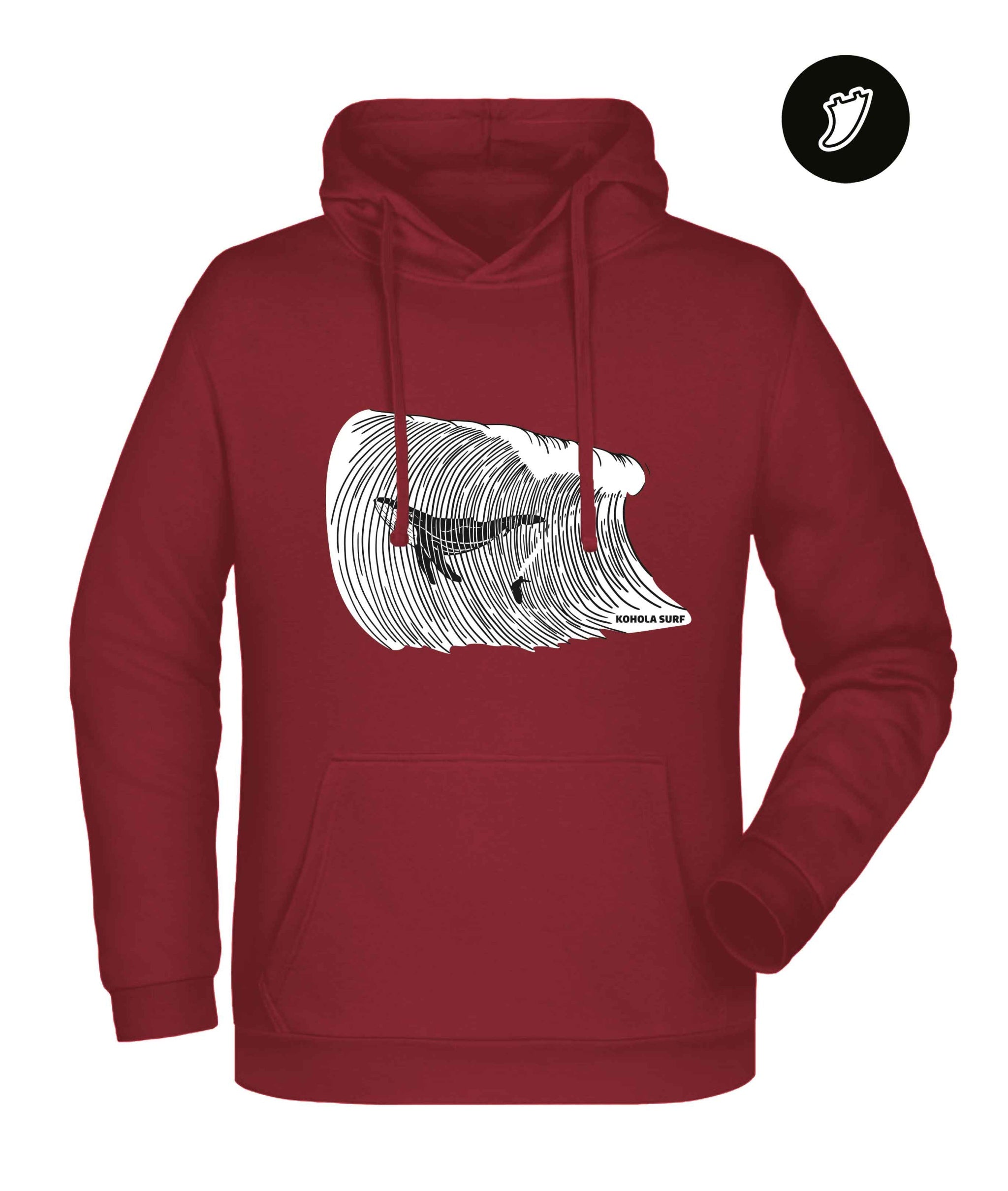 Big Whale Surfing Unisex Hoodie