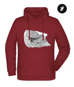 Big Whale Surfing Unisex Hoodie