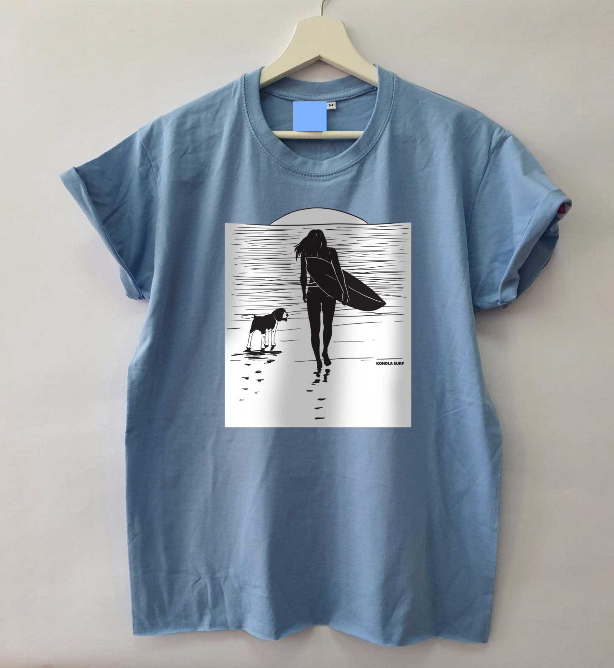 Surf Dog Loose Fit Woman T-Shirt