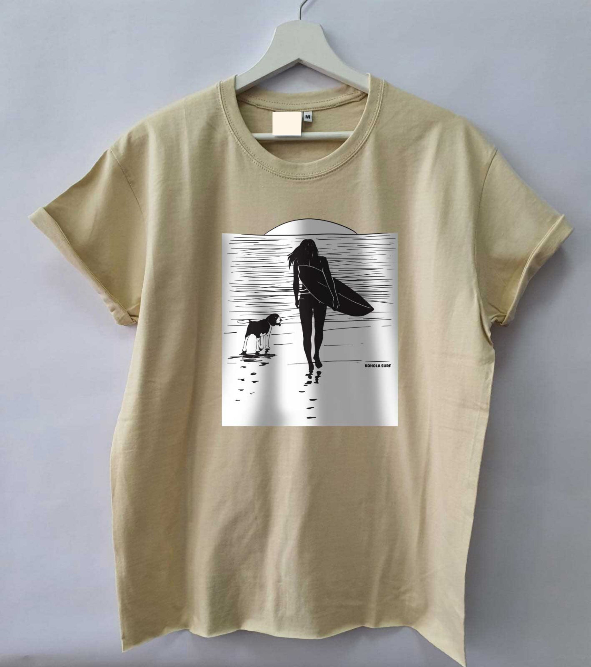 Surf Dog Loose Fit Woman T-Shirt