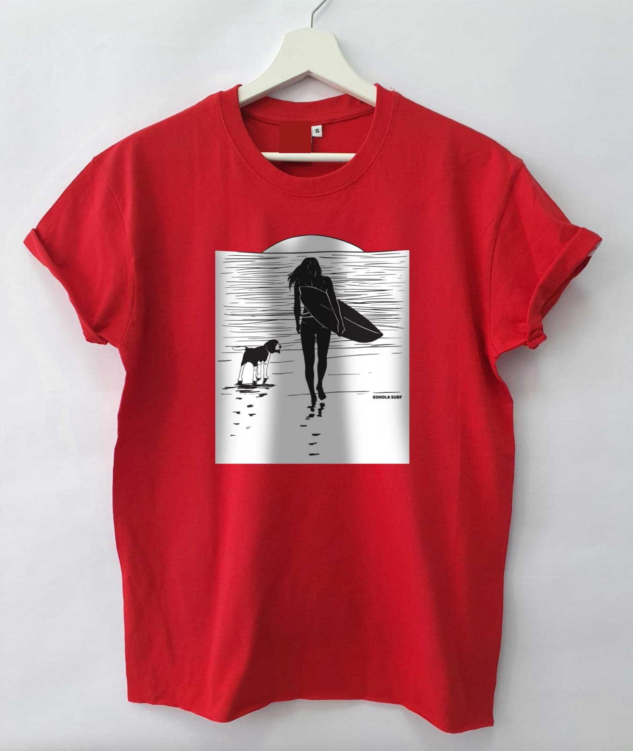 Surf Dog Loose Fit Woman T-Shirt