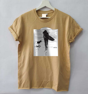 Surf Dog Loose Fit Woman T-Shirt