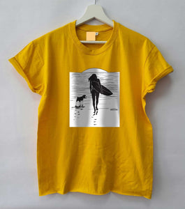 Surf Dog Loose Fit Woman T-Shirt