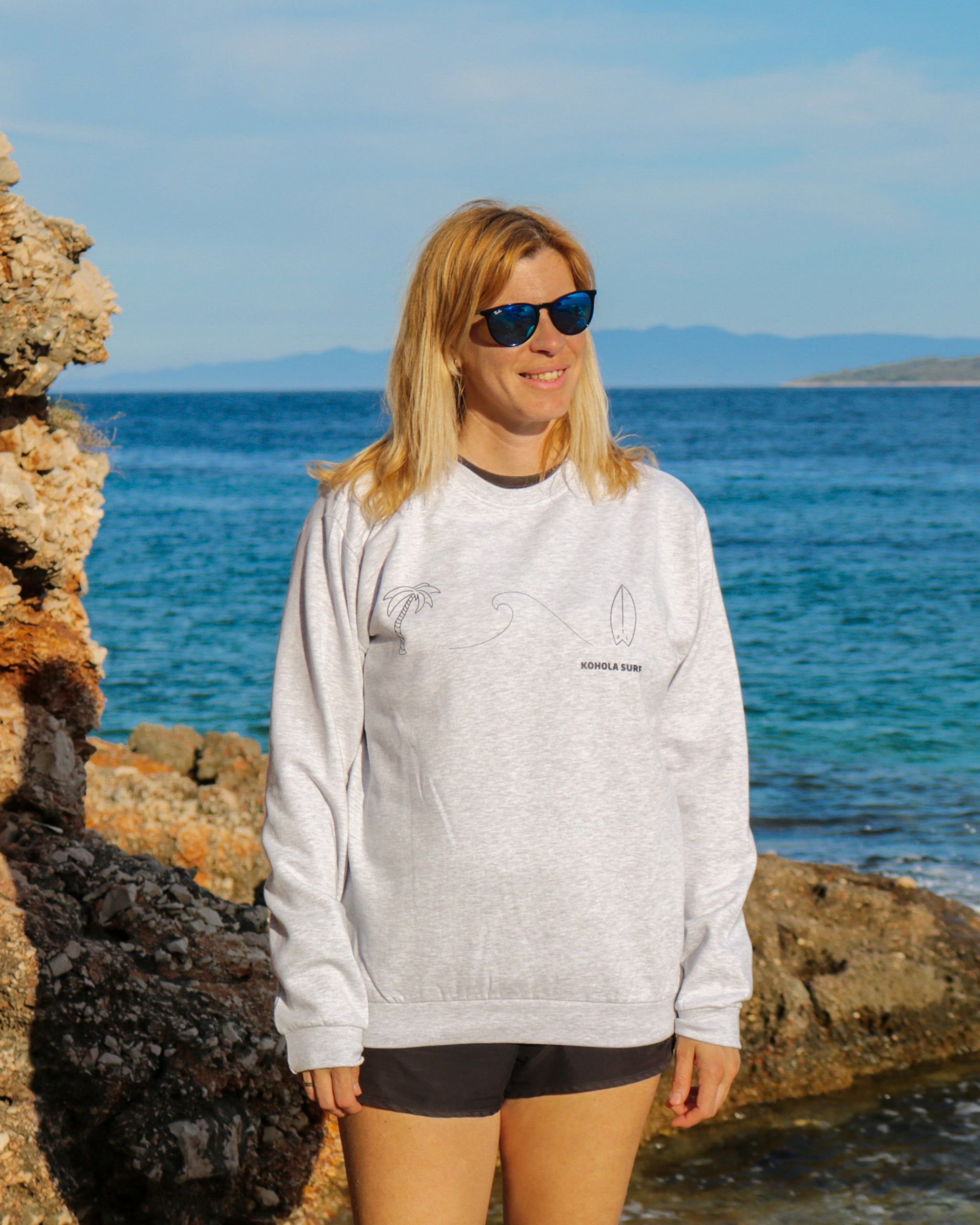 Palm Trees & Waves Unisex Sweatshirt