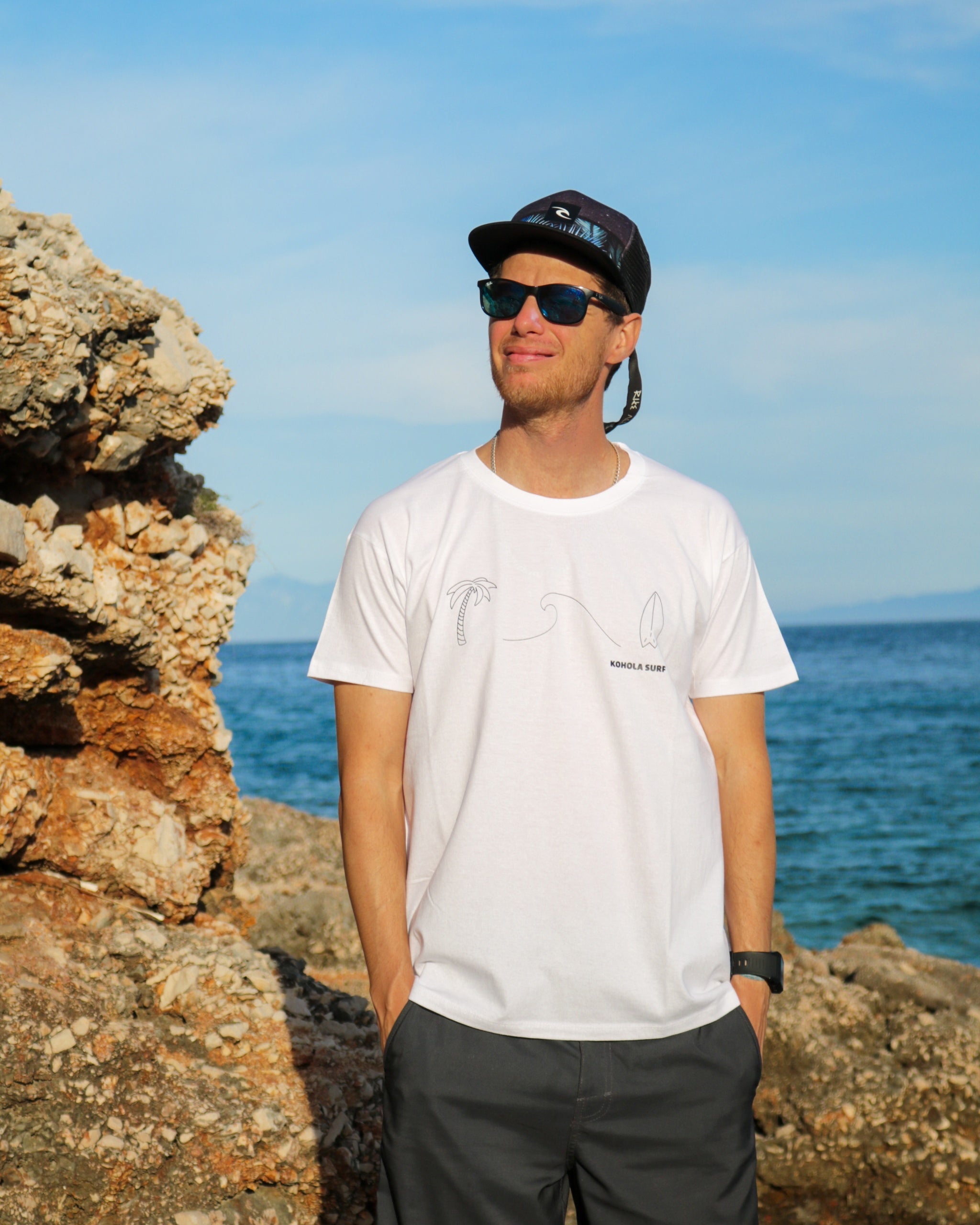 Palm Trees & Waves Man T-Shirt