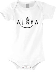 Aloha Smile Baby Short-Sleeved Body