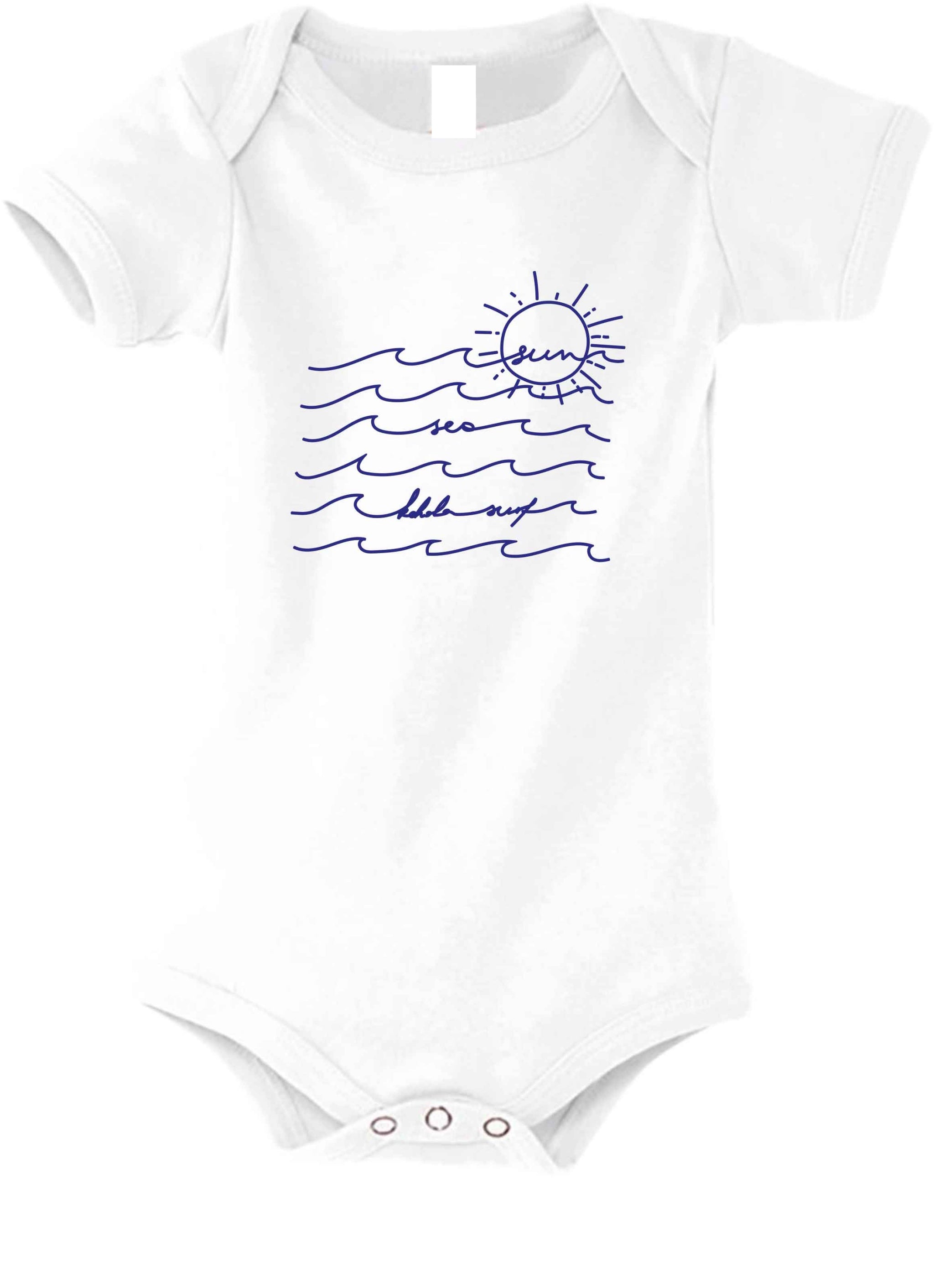 Sea, Sun, Surf Baby Short-Sleeved Body