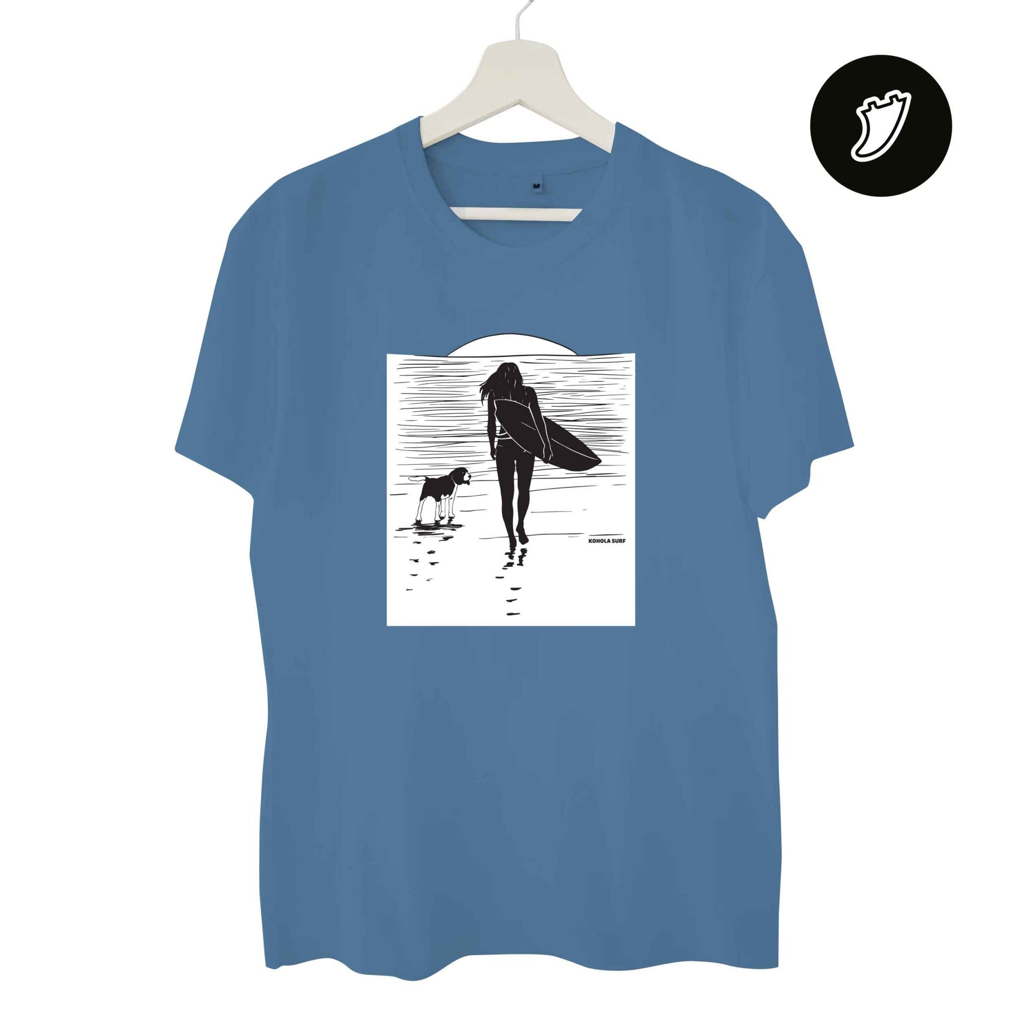 Surf Dog Man T-Shirt