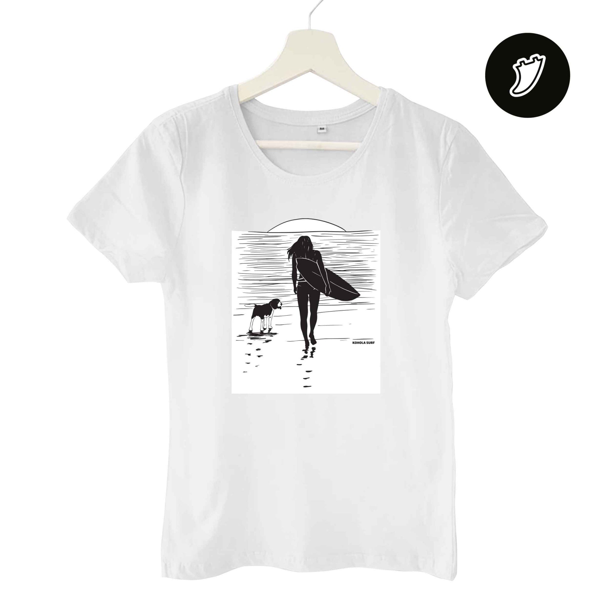 Surf Dog Woman T-Shirt