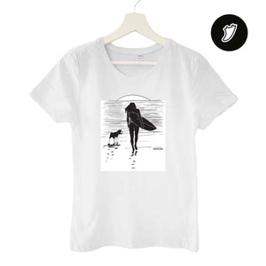 Surf Dog Woman T-Shirt