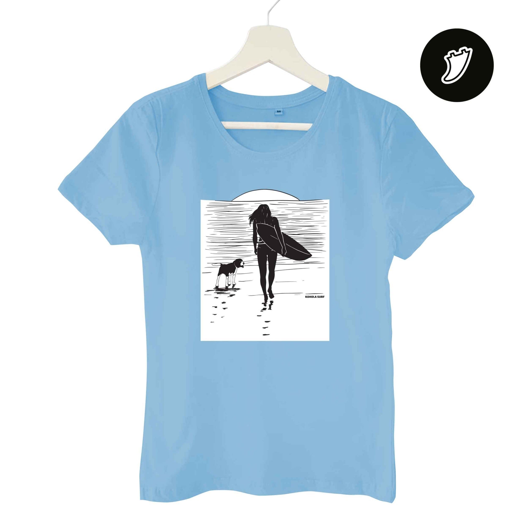 Surf Dog Woman T-Shirt