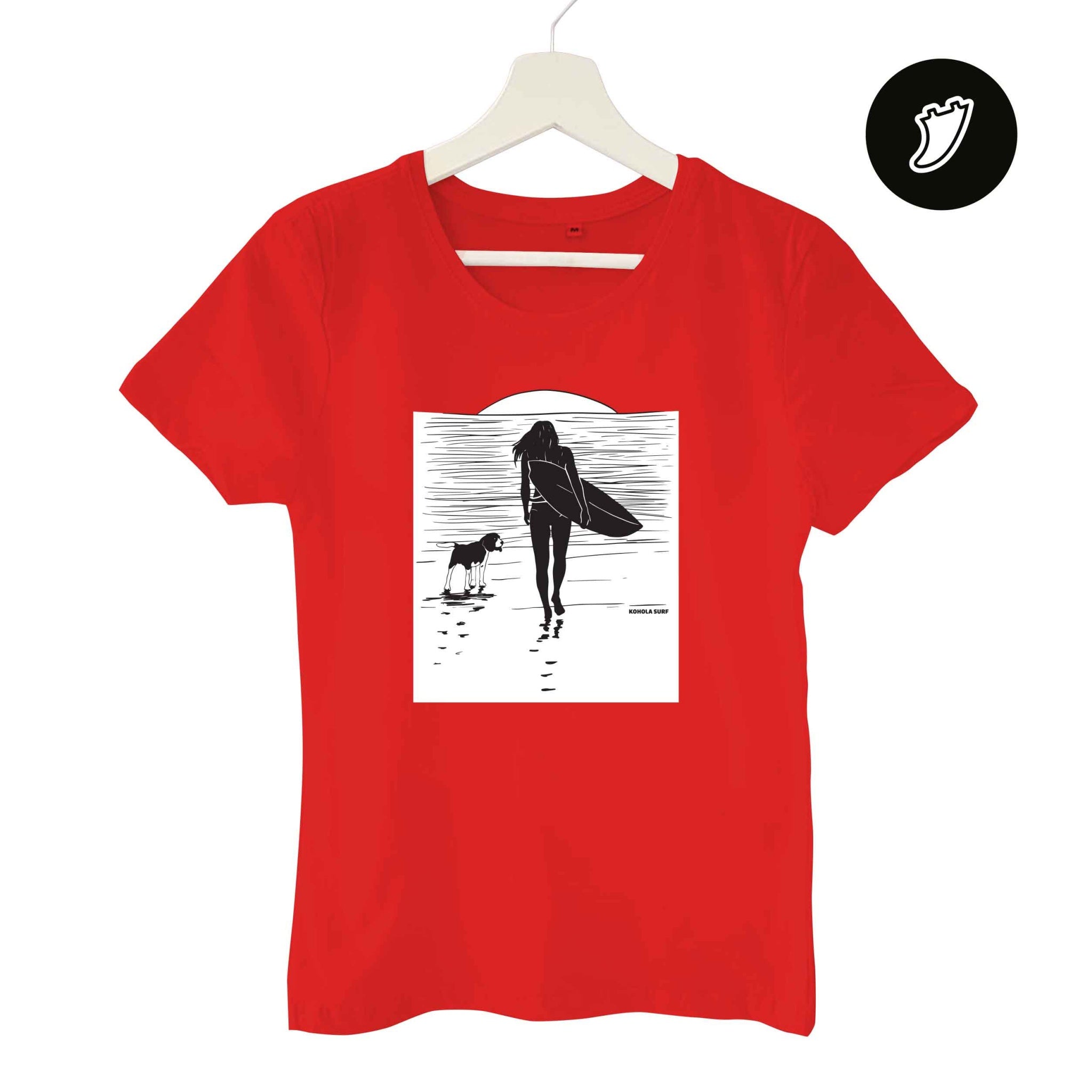Surf Dog Woman T-Shirt