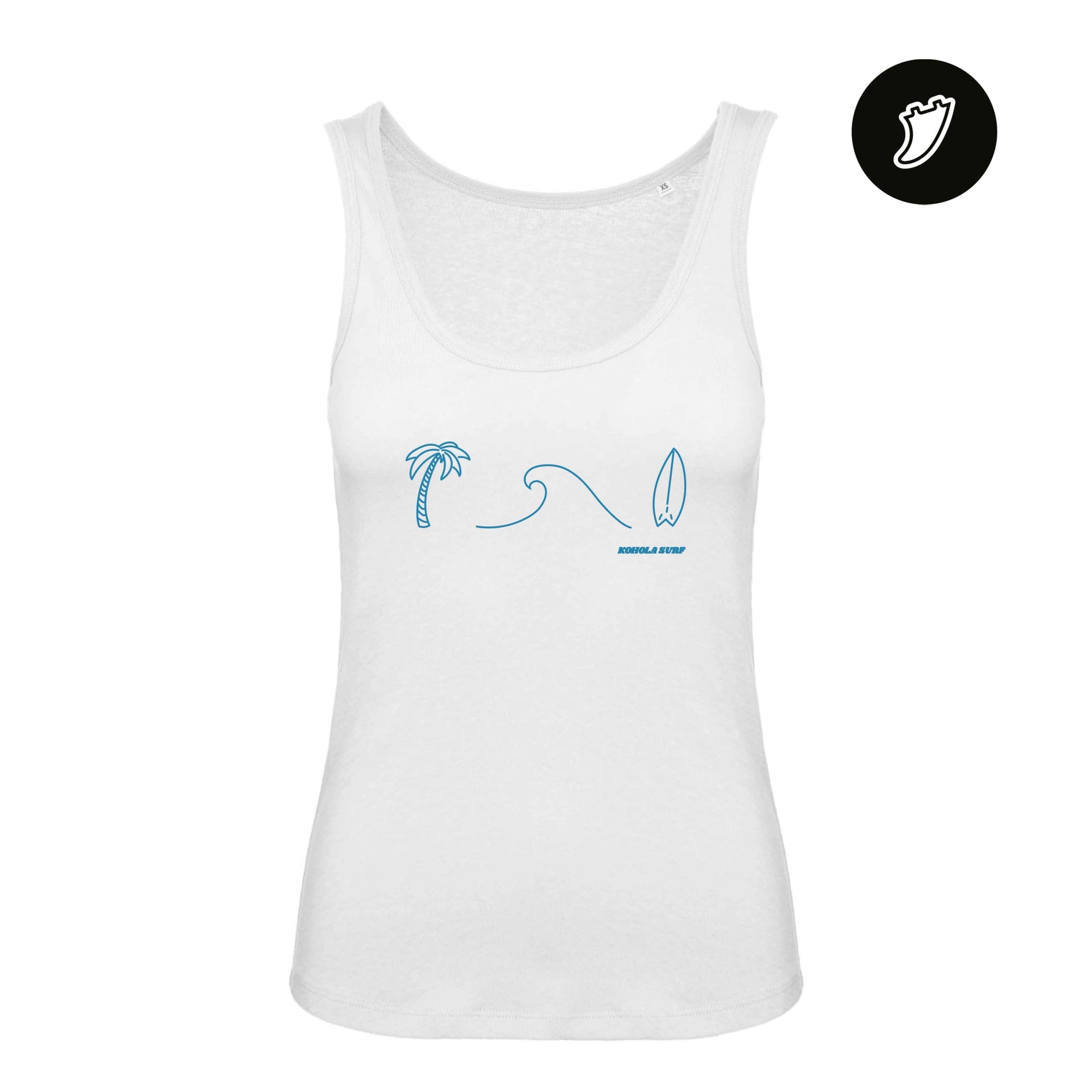 Palm Trees & Waves Woman Tank Top