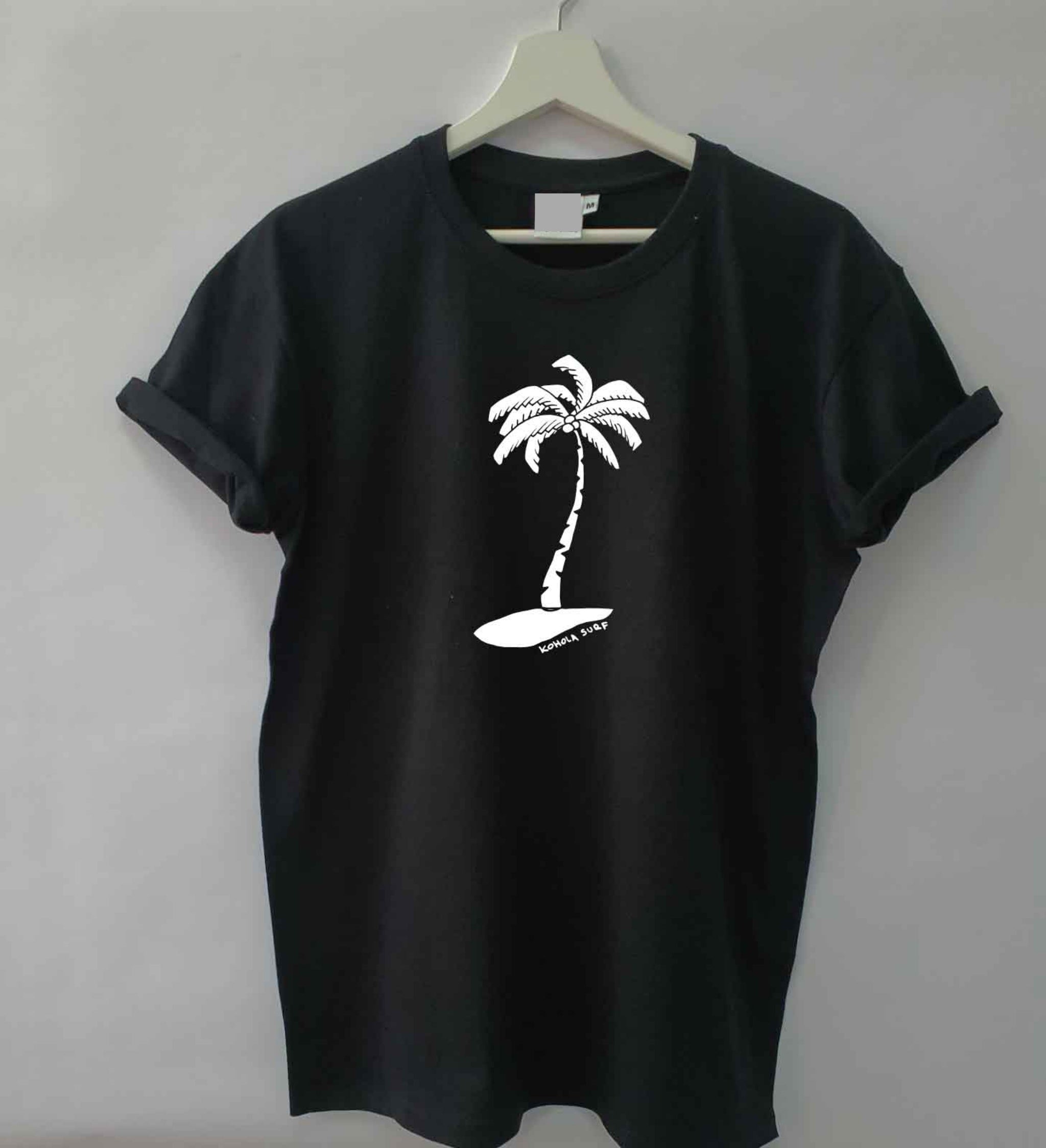 Tropic Palm Loose Fit Woman T-Shirt