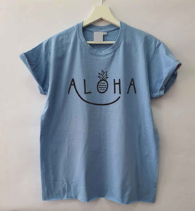 Aloha Smile Loose Fit Woman T-shirt