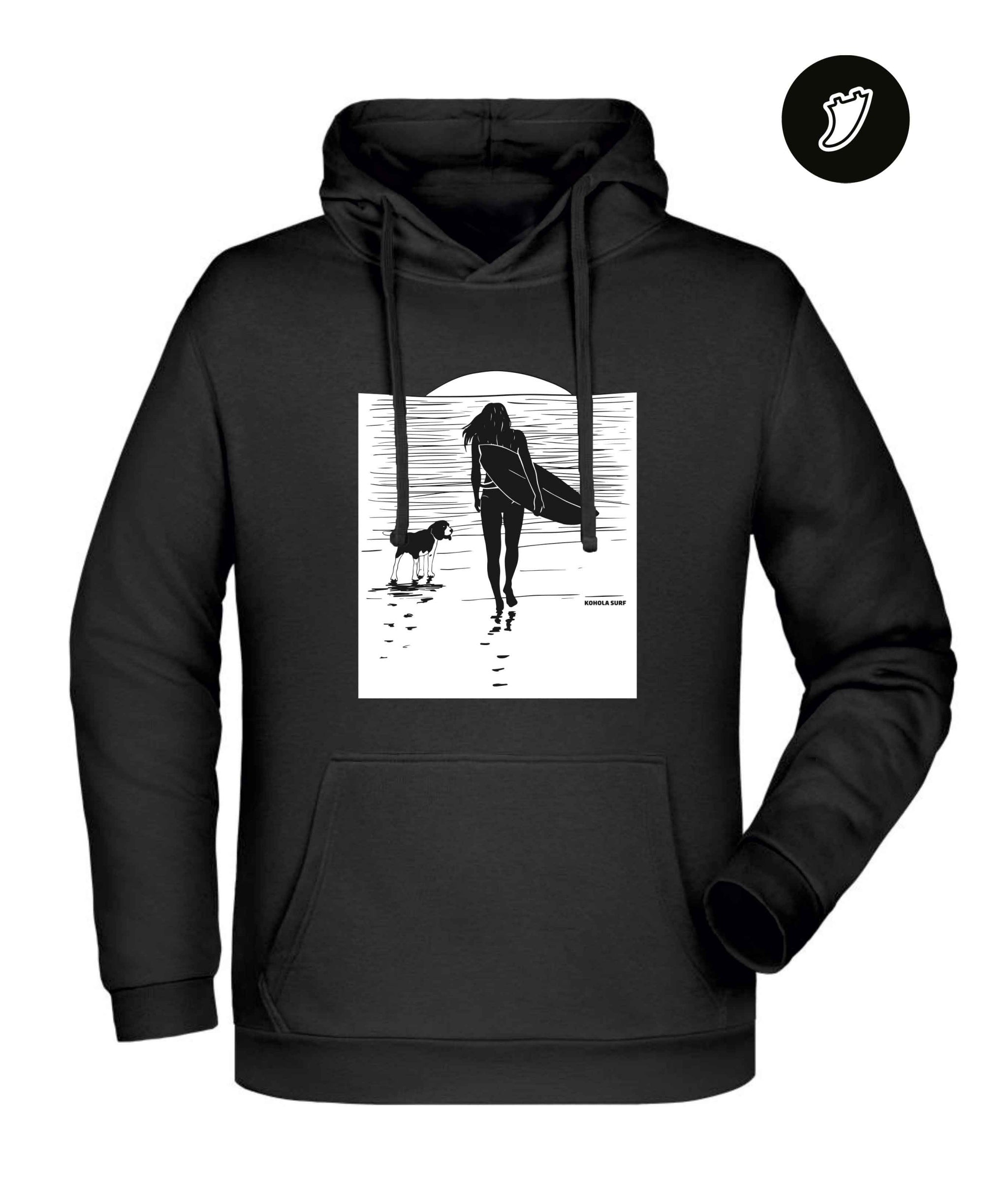 Surf Dog Unisex Hoodie