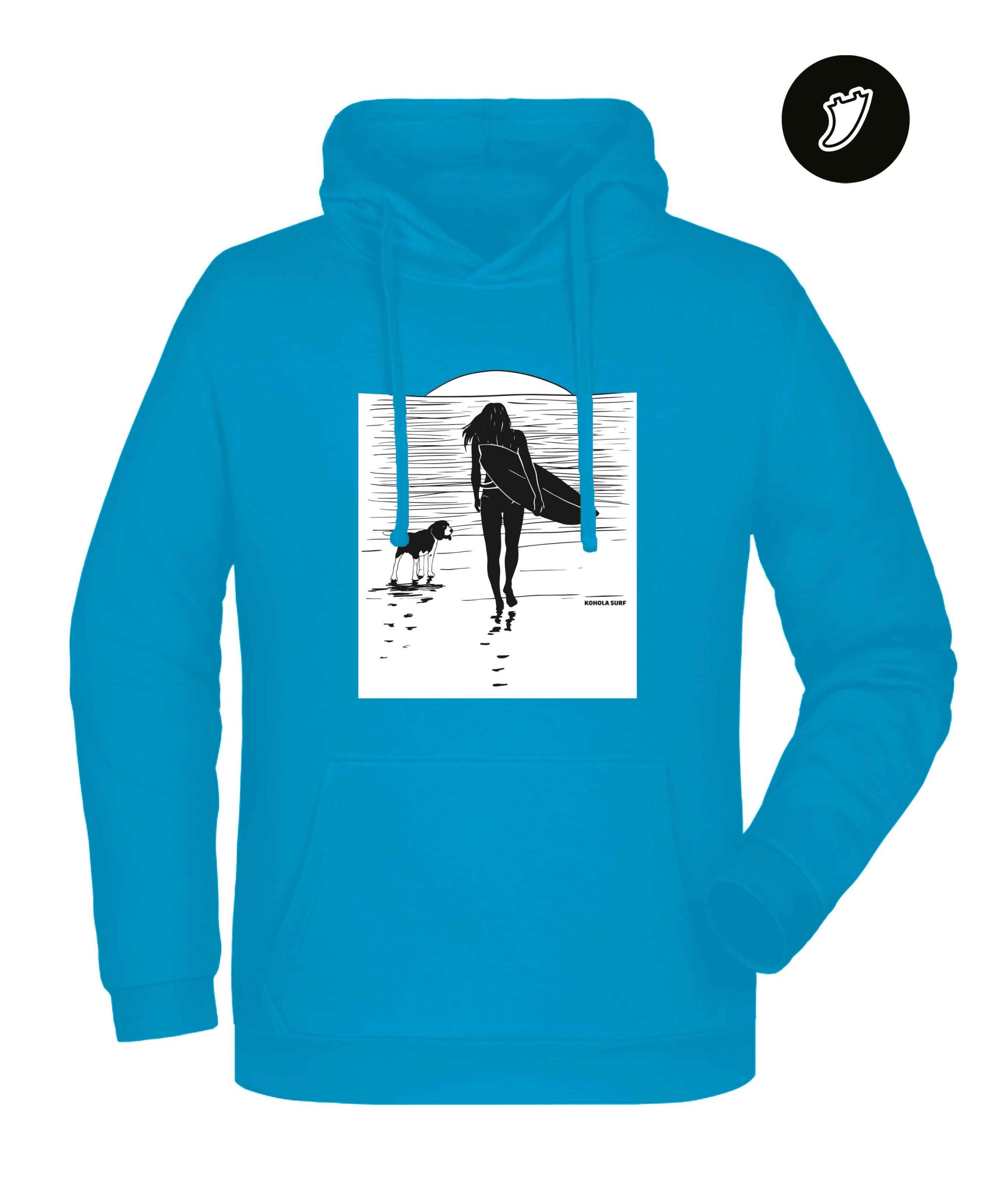 Surf Dog Unisex Hoodie