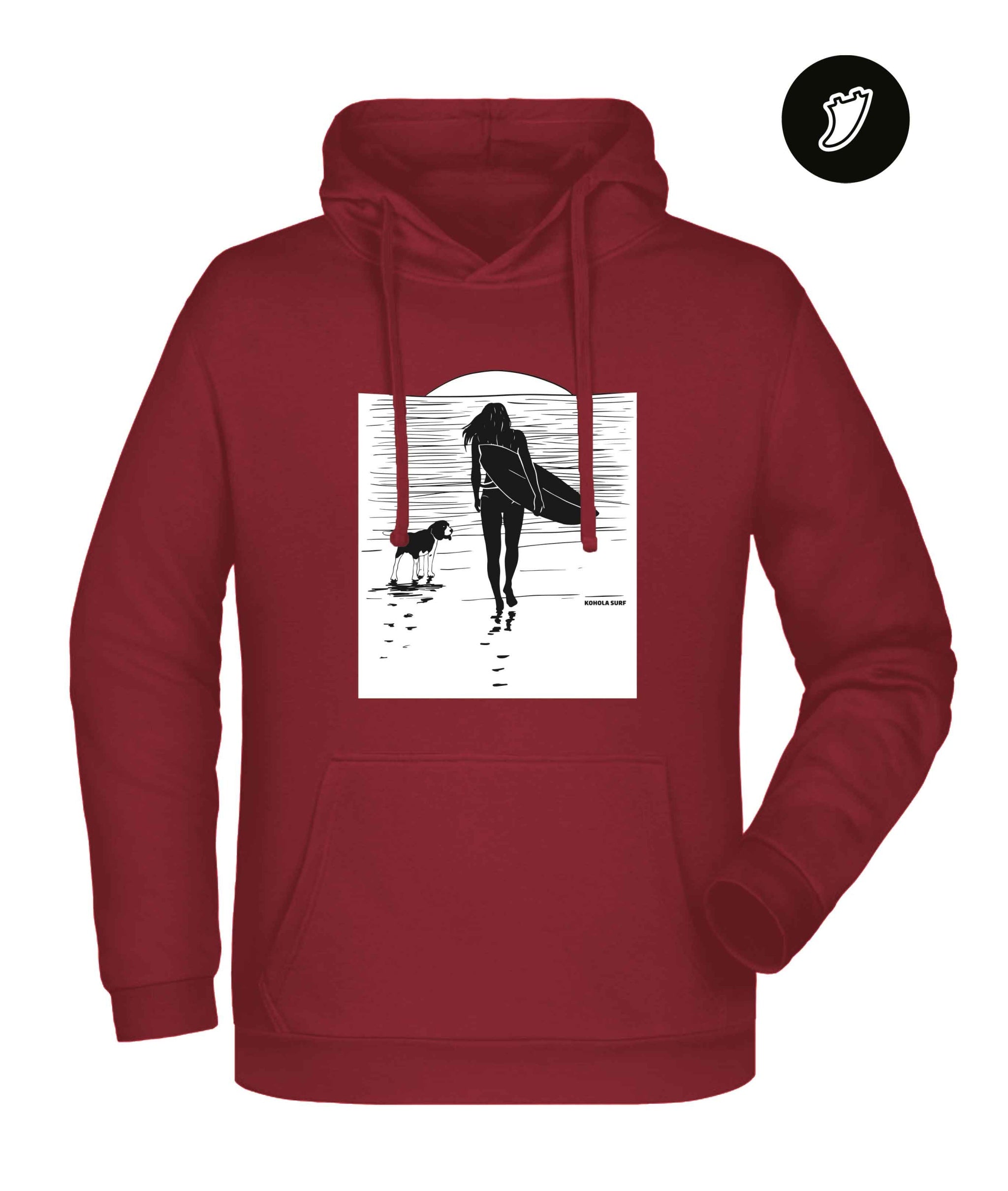 Surf Dog Unisex Hoodie