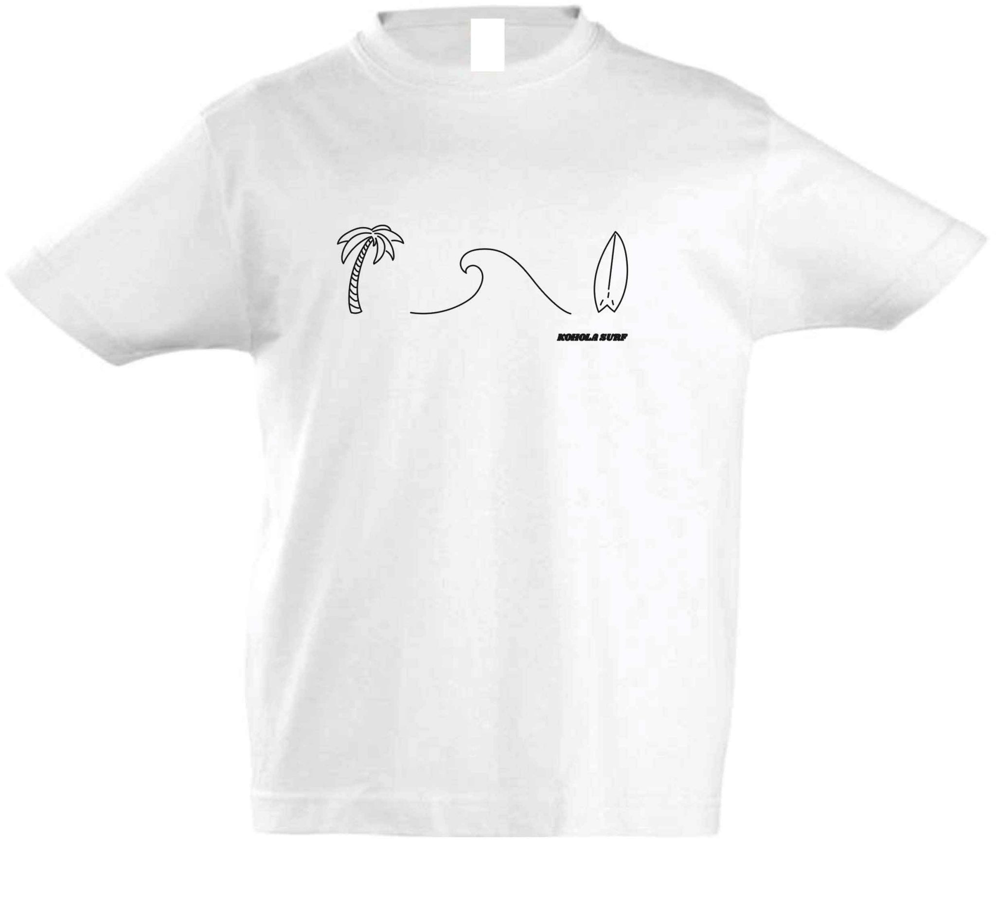 Palm Trees & Waves Kids T-Shirt