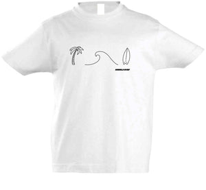 Palm Trees & Waves Kids T-Shirt