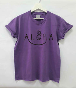 Aloha Smile Loose Fit Woman T-shirt