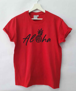 Aloha Loose Fit Woman T-Shirt