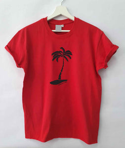 Tropic Palm Loose Fit Woman T-Shirt