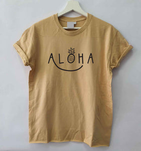 Aloha Smile Loose Fit Woman T-shirt