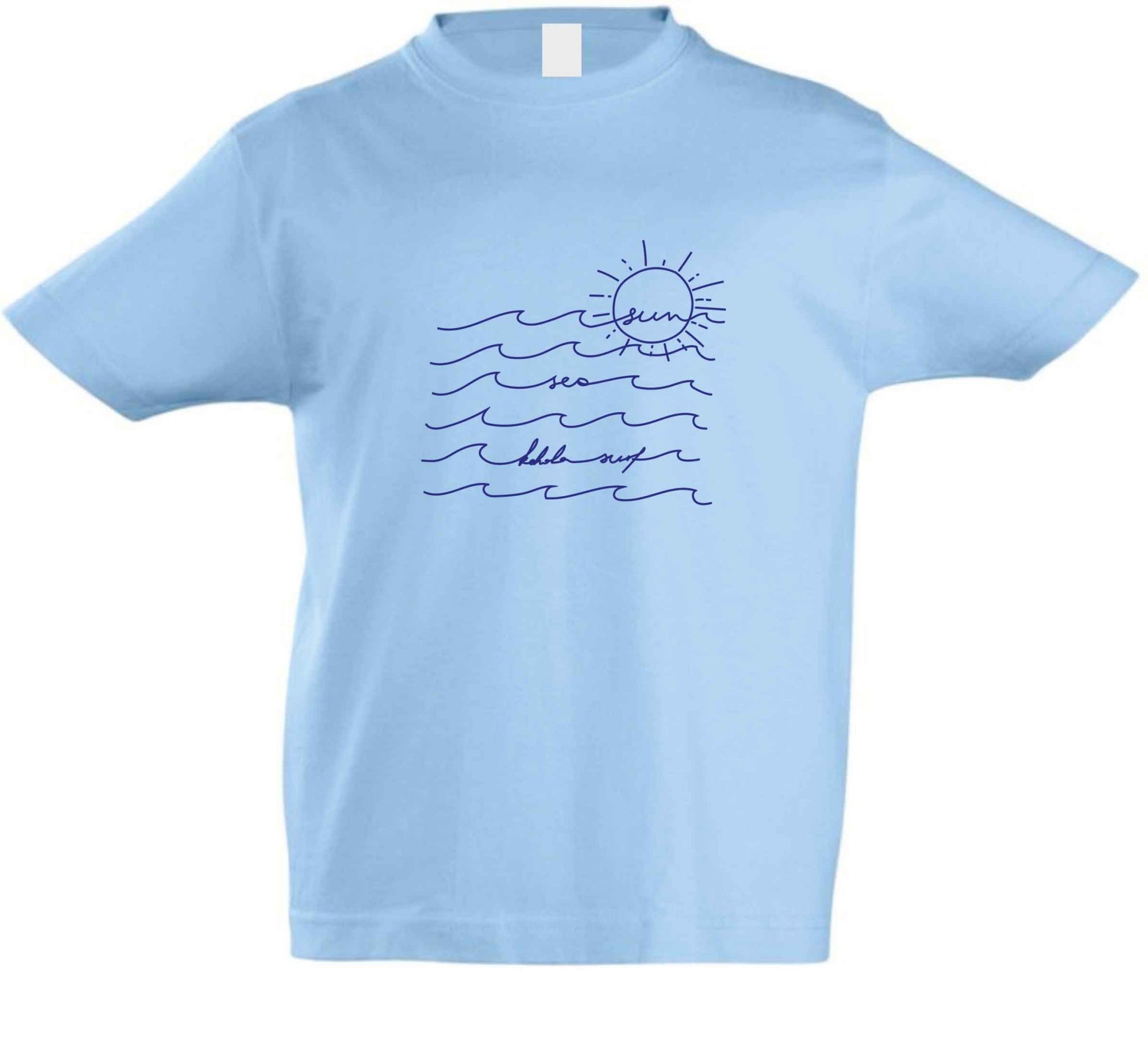 Sea, Sun, Surf Kids T-Shirt