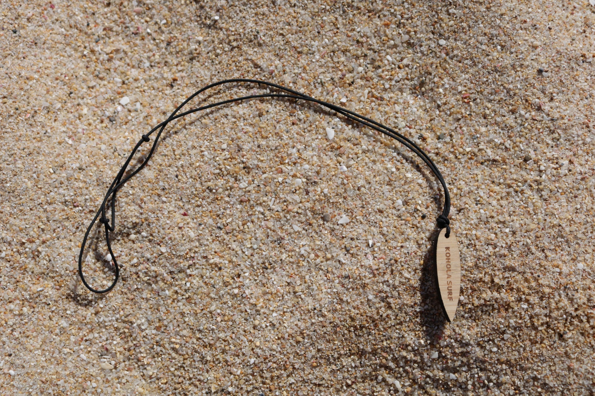 Bamboo Surfboard Necklace