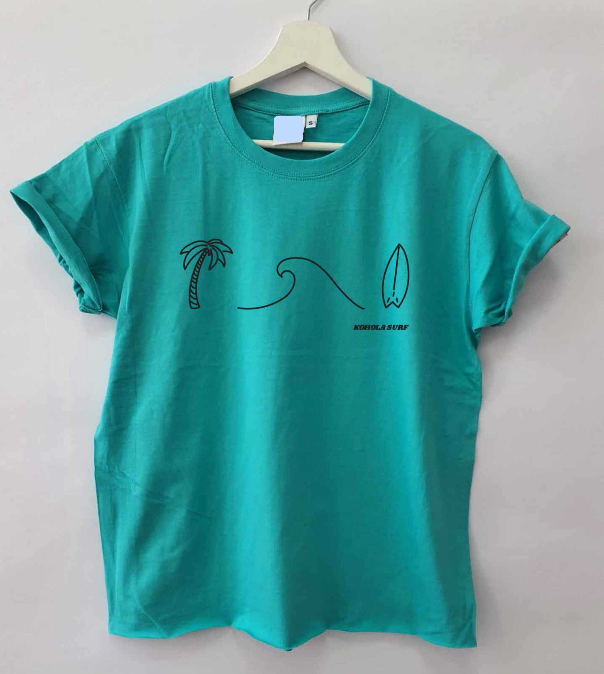 Palm trees & Waves Loose Fit Woman T-Shirt