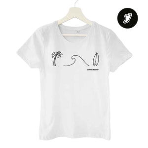 Palm Trees & Waves Woman T-Shirt