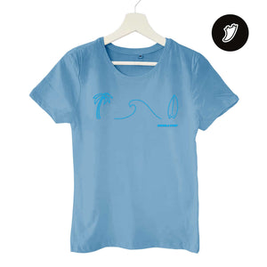 Palm Trees & Waves Woman T-Shirt